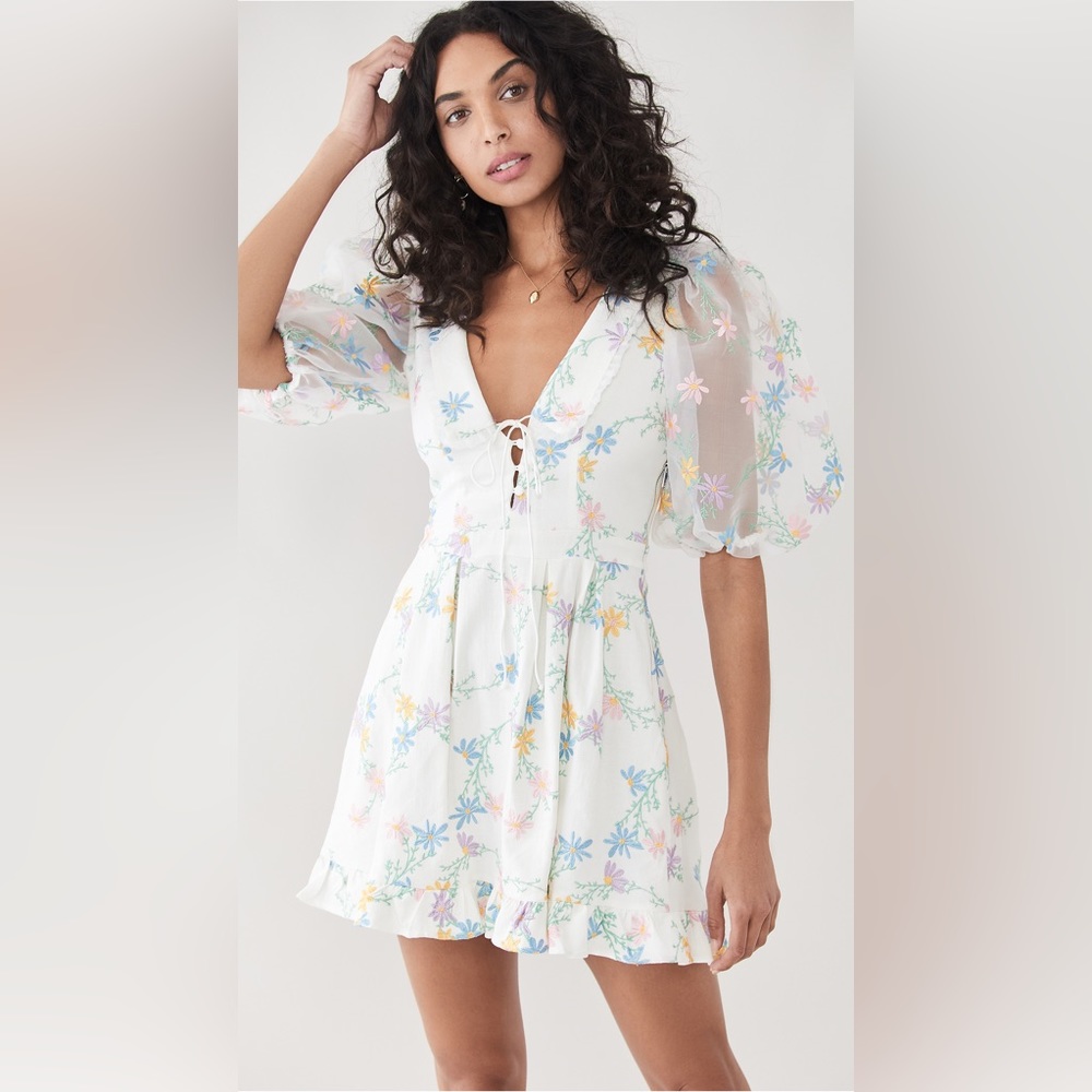 For Love & Lemons Marjorie Dress Size Small